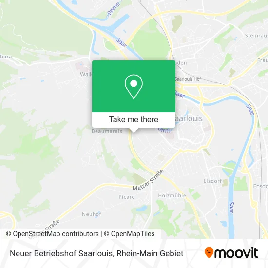 Карта Neuer Betriebshof Saarlouis