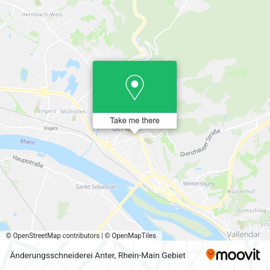 Карта Änderungsschneiderei Anter