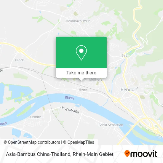 Карта Asia-Bambus China-Thailand