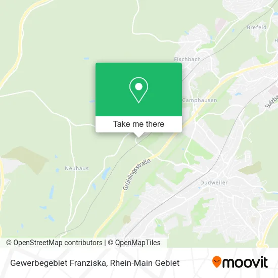 Карта Gewerbegebiet Franziska