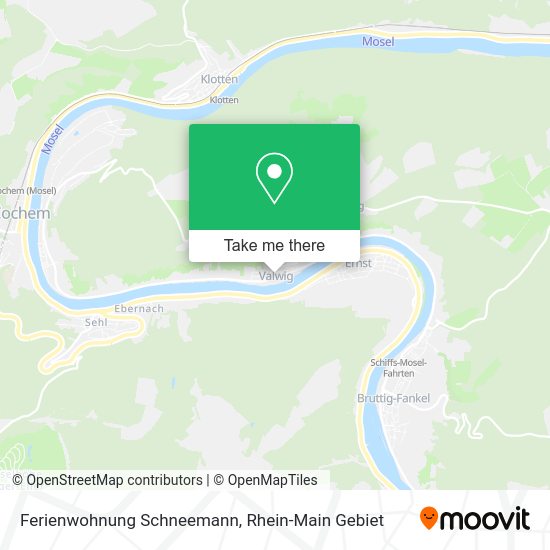 Карта Ferienwohnung Schneemann