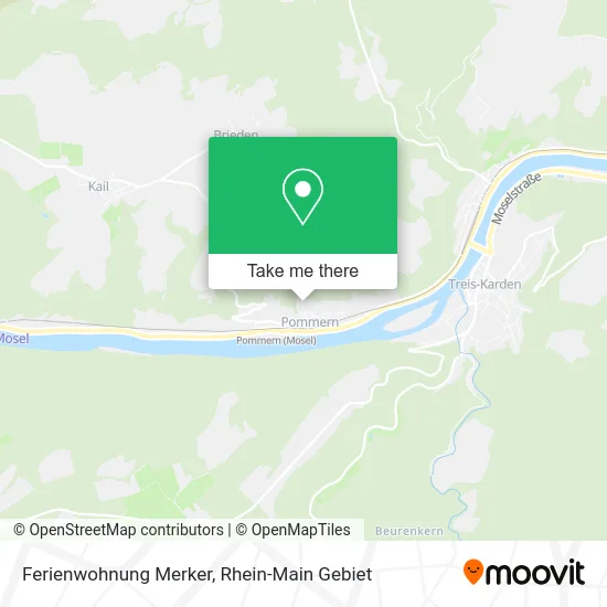 Карта Ferienwohnung Merker