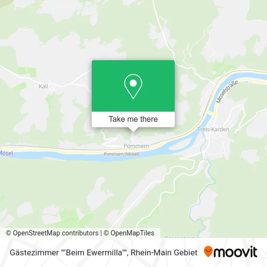 Карта Gästezimmer ""Beim Ewermilla""