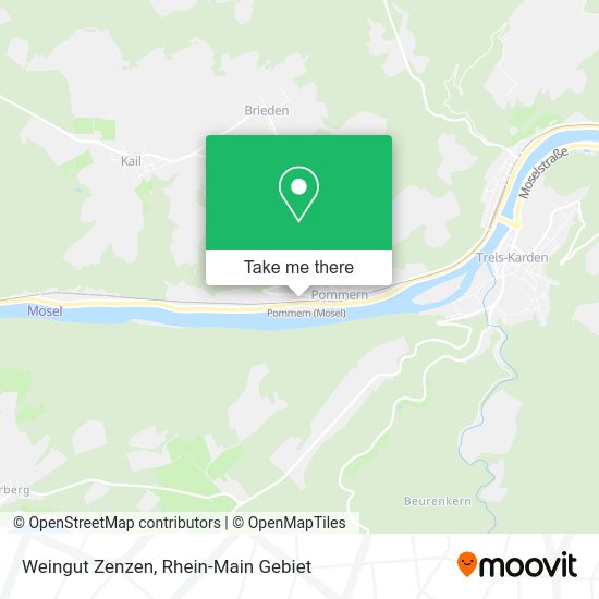 Карта Weingut Zenzen