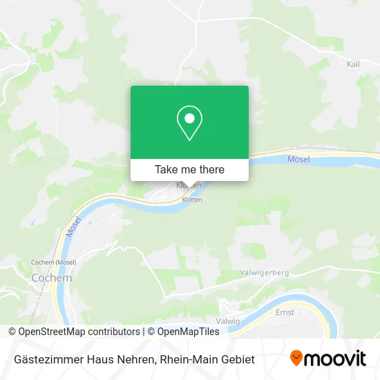 Карта Gästezimmer Haus Nehren