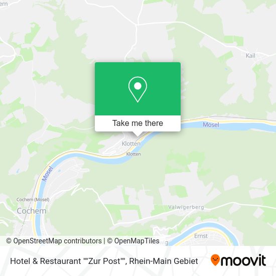 Карта Hotel & Restaurant ""Zur Post""