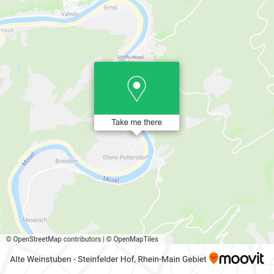 Карта Alte Weinstuben - Steinfelder Hof