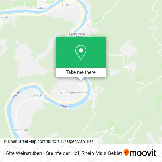 Карта Alte Weinstuben - Steinfelder Hof