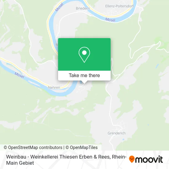 Карта Weinbau - Weinkellerei Thiesen Erben & Rees
