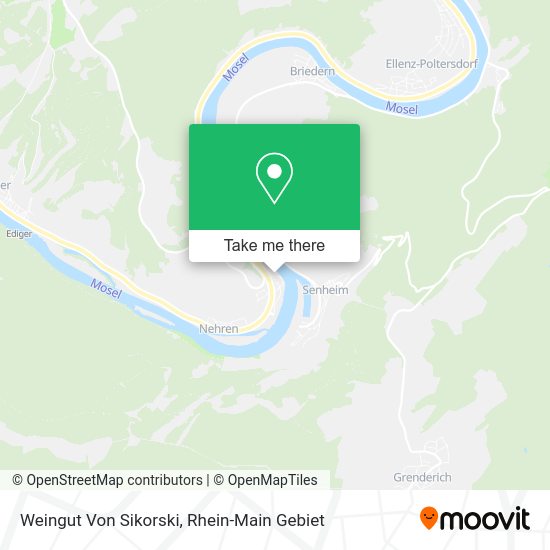 Карта Weingut Von Sikorski
