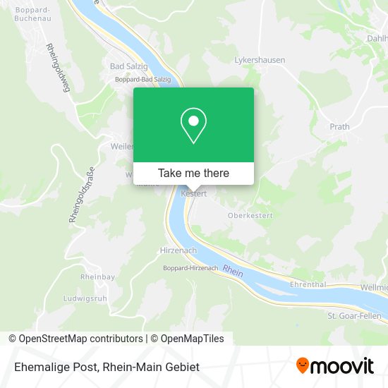 Карта Ehemalige Post