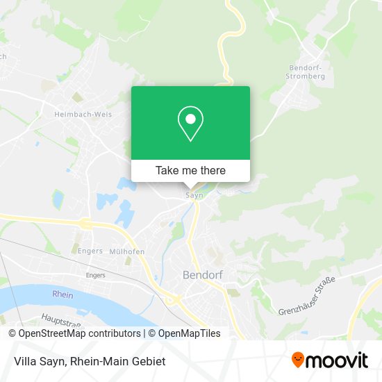 Villa Sayn map