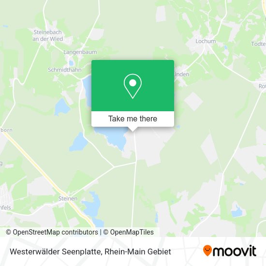 Карта Westerwälder Seenplatte
