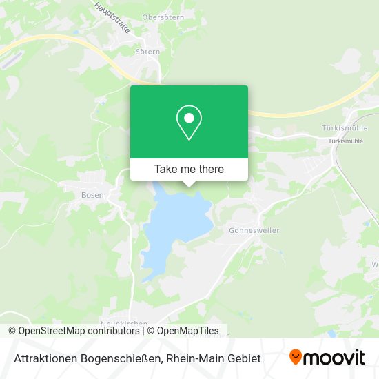 Карта Attraktionen Bogenschießen