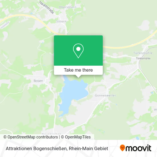 Attraktionen Bogenschießen map