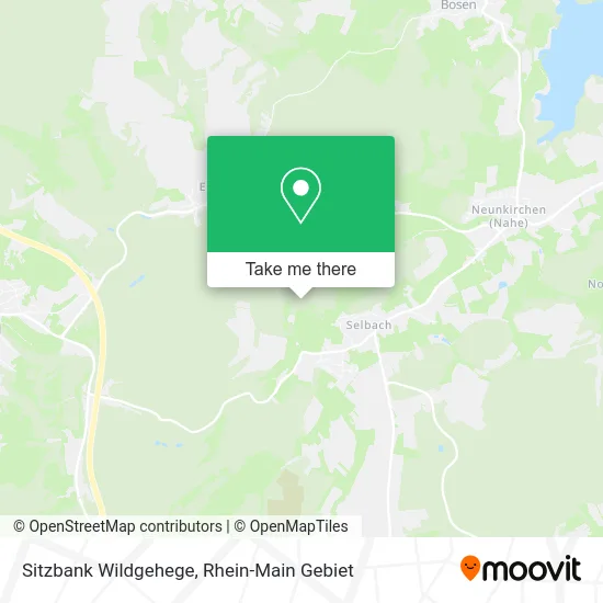 Карта Sitzbank Wildgehege
