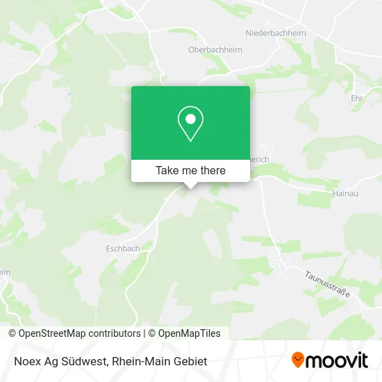 Карта Noex Ag Südwest