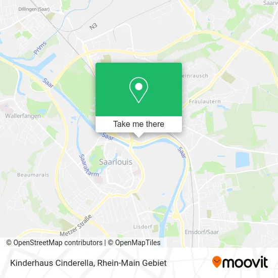 Карта Kinderhaus Cinderella