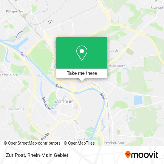 Карта Zur Post