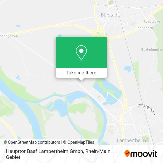 Карта Haupttor Basf Lampertheim Gmbh