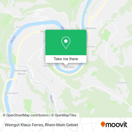 Карта Weingut Klaus Ferres