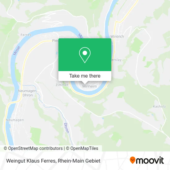 Карта Weingut Klaus Ferres