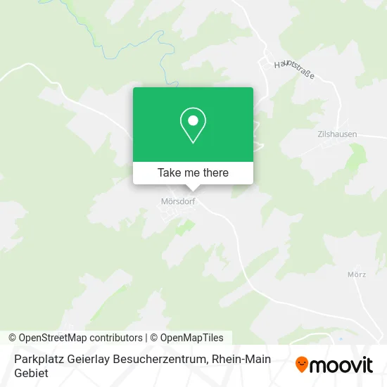 Карта Parkplatz Geierlay Besucherzentrum