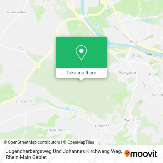 Карта Jugendherbergsweg Und Johannes Kirchweng Weg