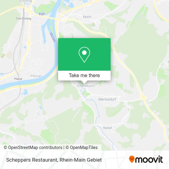 Карта Scheppers Restaurant