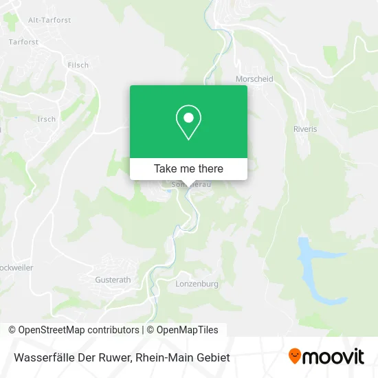 Карта Wasserfälle Der Ruwer