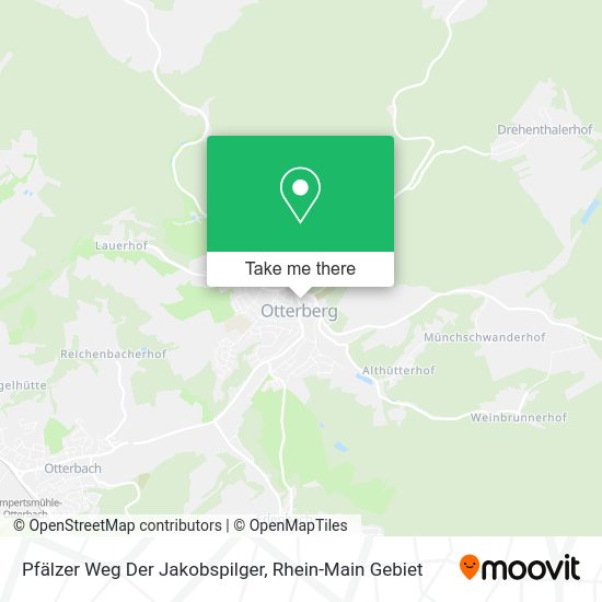 Карта Pfälzer Weg Der Jakobspilger