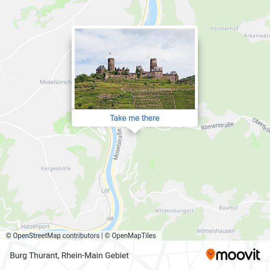 Карта Burg Thurant