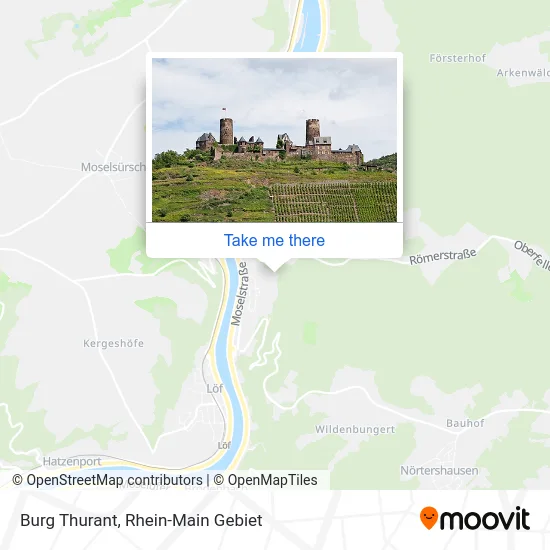 Карта Burg Thurant
