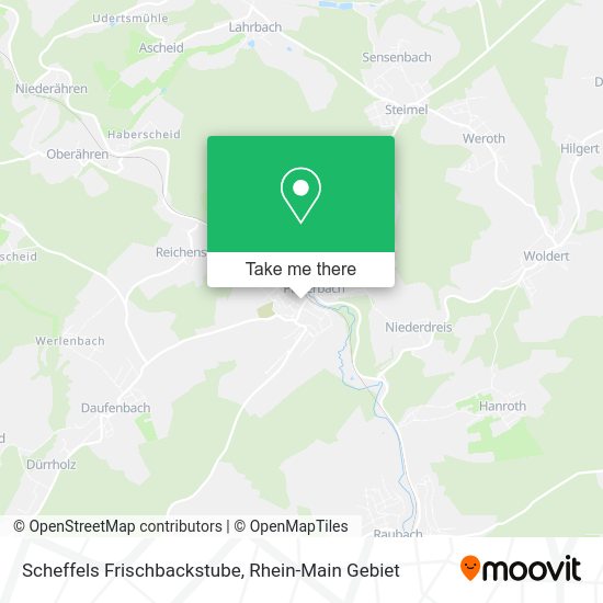Карта Scheffels Frischbackstube