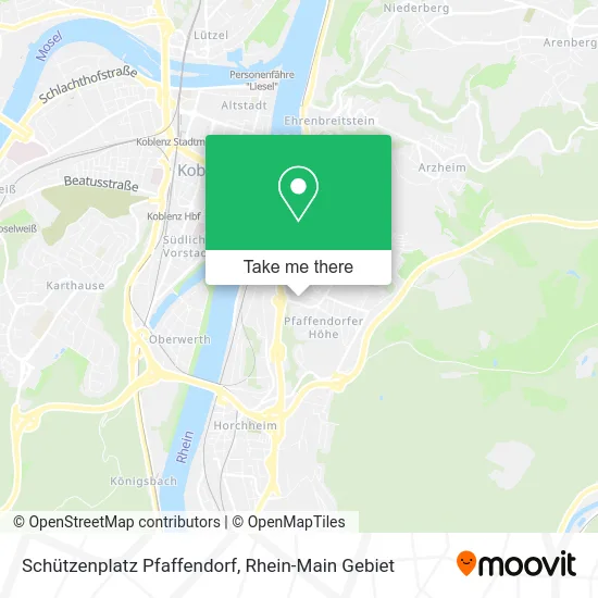 Карта Schützenplatz Pfaffendorf