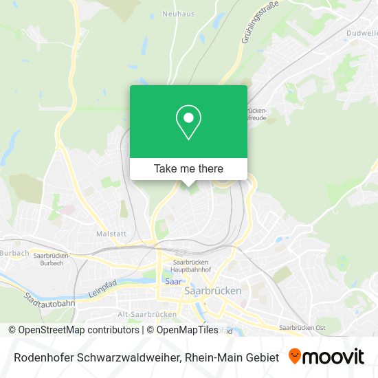 Карта Rodenhofer Schwarzwaldweiher