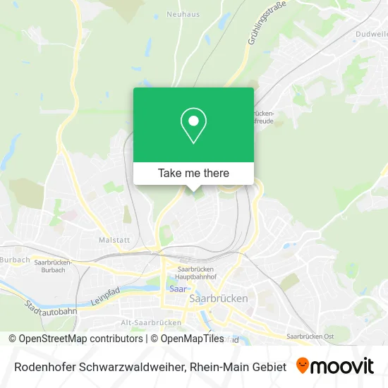 Карта Rodenhofer Schwarzwaldweiher