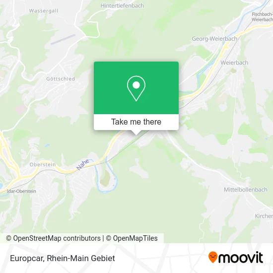 Карта Europcar