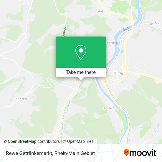Карта Rewe Getränkemarkt