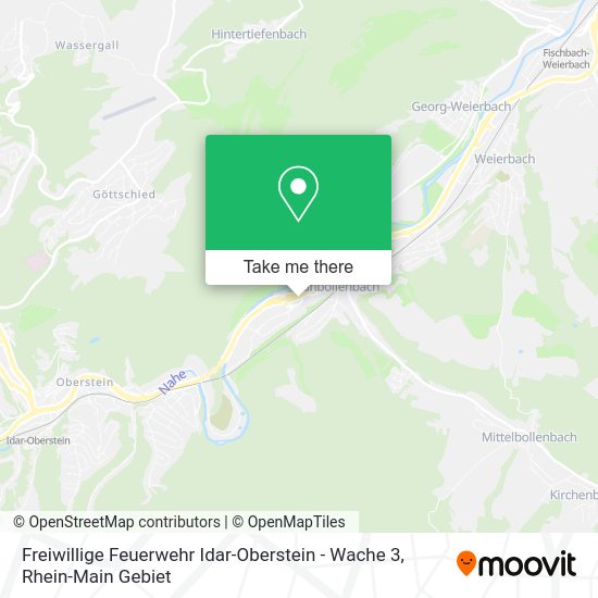 Карта Freiwillige Feuerwehr Idar-Oberstein - Wache 3