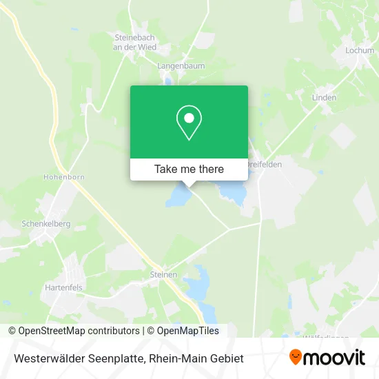 Карта Westerwälder Seenplatte