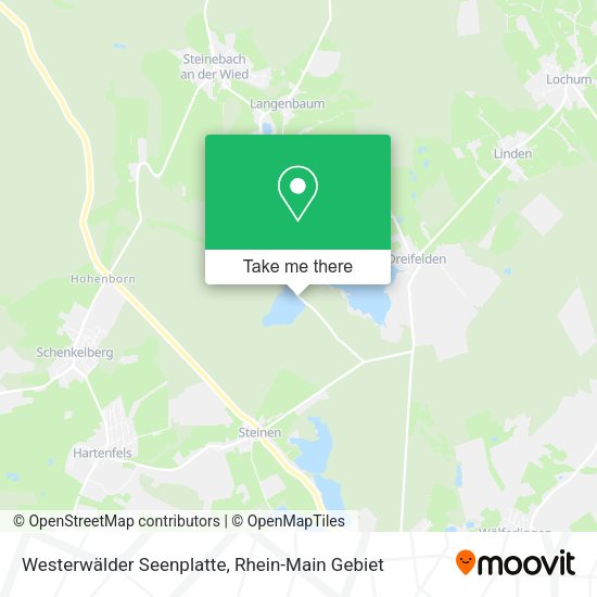 Карта Westerwälder Seenplatte