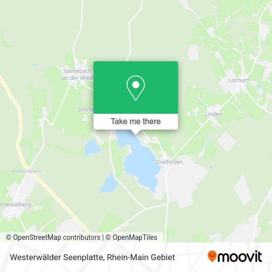 Карта Westerwälder Seenplatte