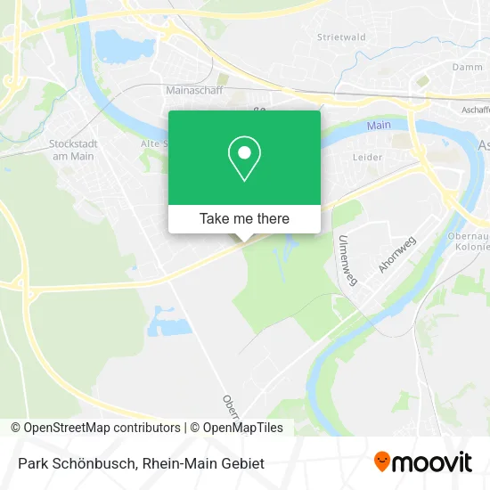 Карта Park Schönbusch