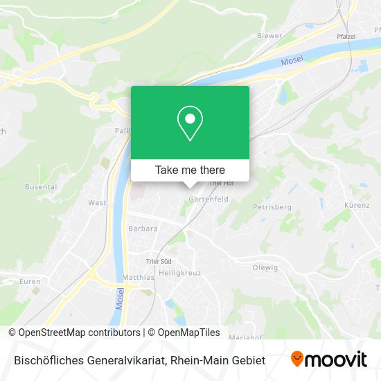 Карта Bischöfliches Generalvikariat