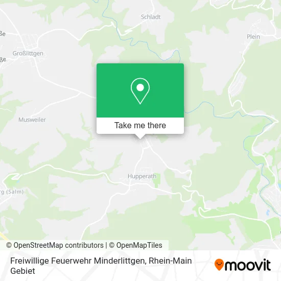 Карта Freiwillige Feuerwehr Minderlittgen