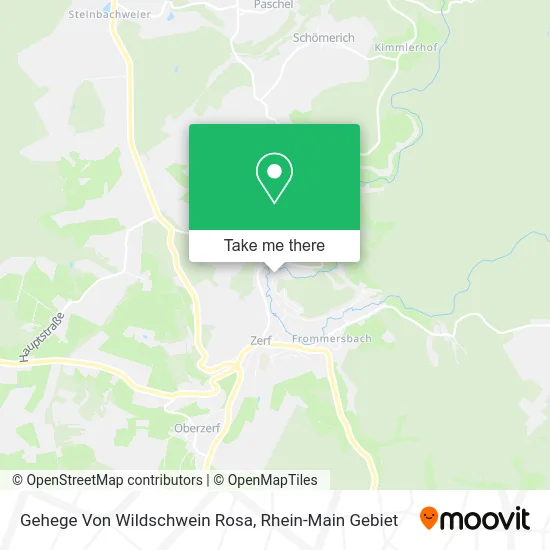 Карта Gehege Von Wildschwein Rosa