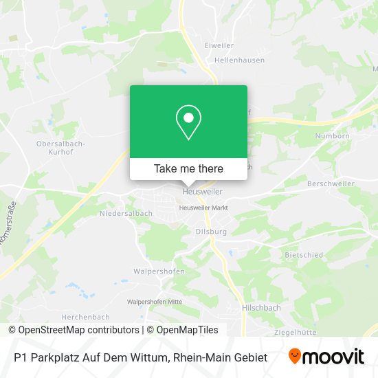 Карта P1 Parkplatz Auf Dem Wittum