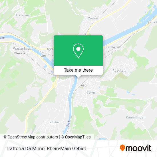 Карта Trattoria Da Mimo