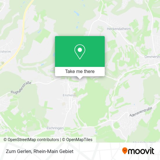 Карта Zum Gerlen